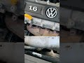 Трещина в выпускном коллекторе Volkswagen Polo. Появился шум и запах бензина, причина найдена.