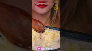 ASMR Carbonara Topokki Makanan bocil kesukaan Fuji!! 😋🥕🧀 #asmrindonesia