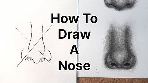 How to Draw a Realistic Nose Step by Step | Easy Nose Drawing Tutorial for Beginners🥰