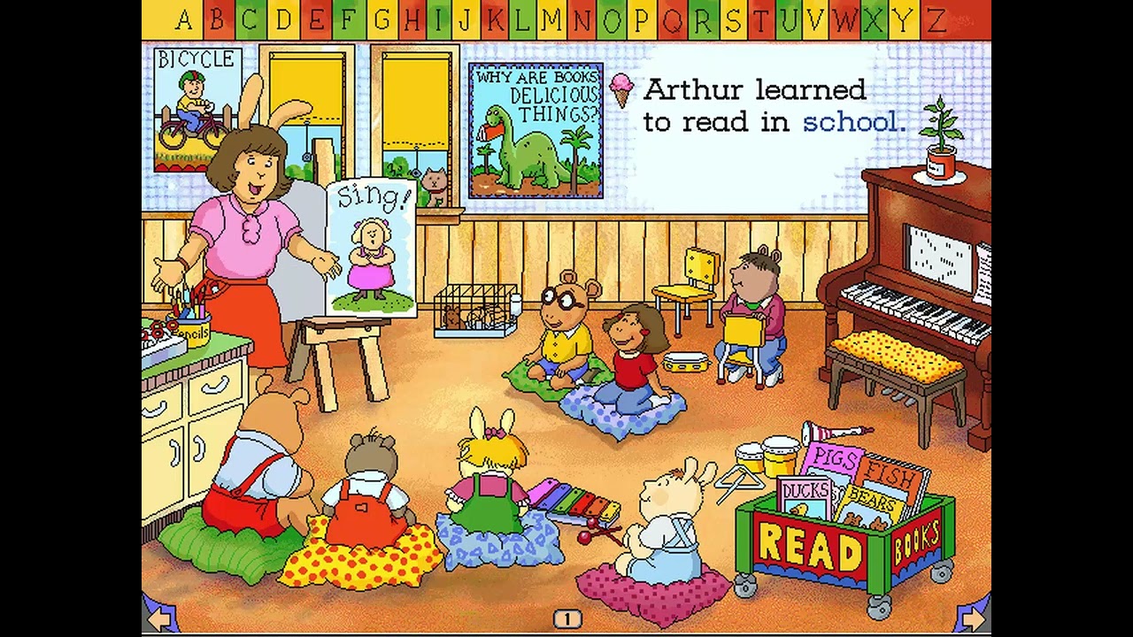 Living Books: Arthur's Reading Race Full Playthrough