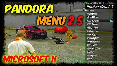GTA V Pandora v2.5 Mod Menu 1.27/TU27