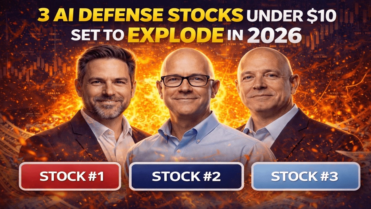 TOP 3 AI Defense Stocks Under $10 That Could Explode in 2026