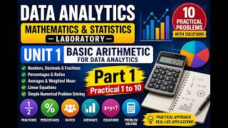 Bridge Course: Data Analytics Mathematics | Unit 1 Practical (1 to 10) Questions & Answers