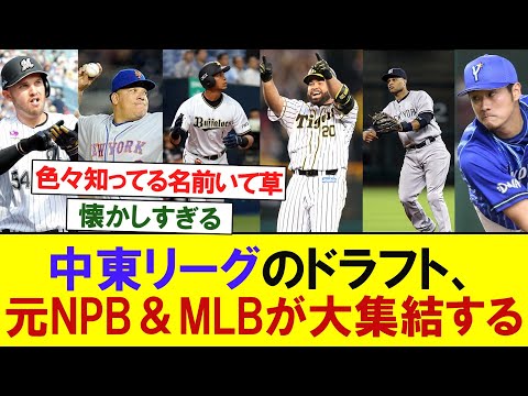 中東リーグのドラフト、元NPB＆MLBが大集結するwwwwww　【プロ野球反応】