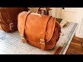 Making a Leather Shoulder Bag - No.64 | Leather Satchel Shoulder Bag