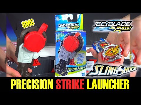 PRECISION STRIKE LAUNCHER  BEYBLADE BURST TURBO! Unboxing & Review - EPIC HASBRO WIND UP LAUNCHER