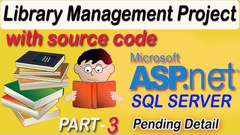 Library Management project in ASP.NET C# with source code PART #3 |coderbaba
