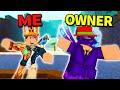 Playing WITH the OWNER of Flood Escape 2: Crazyblox!! (Roblox)