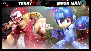 Super Smash Bros Ultimate Amiibo Fights Request 16562 Terry Vs Mega Man