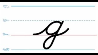 Cursive lowercase letter g
