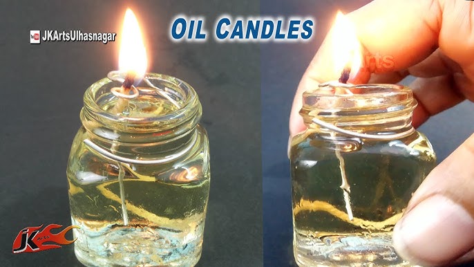 How to make Floating oil candles