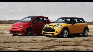 2014 Fiat 500 Abarth vs. 2014 Mini Cooper S | STANDING MILE