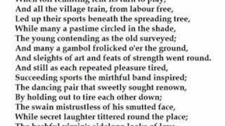 the village schoolmaster by oliver goldsmith summary