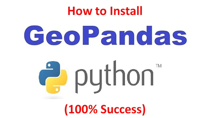 How to Install Geopandas in Python (100% success)