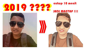 cara membuat vector | tutorial vector | Speed Art Vector - CorelDRAW X5