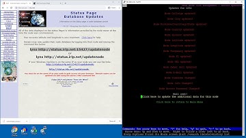 IRLP - Entering or Changing Status Page Info