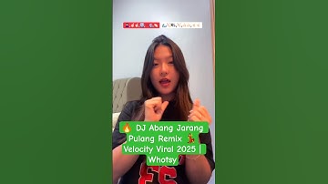 DJ Abang Jarang Pulang Whotsy Remix 🔥 Dance Velocity TikTok Viral 2025 #dancetutor #djremix #fyp