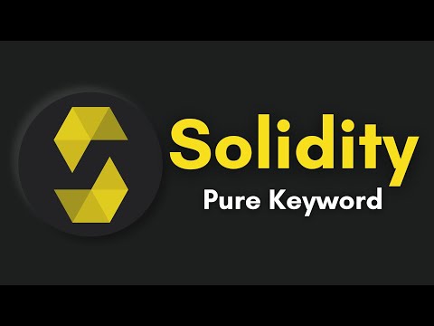 Pure In Solidity | Complete Solidity Course 2022