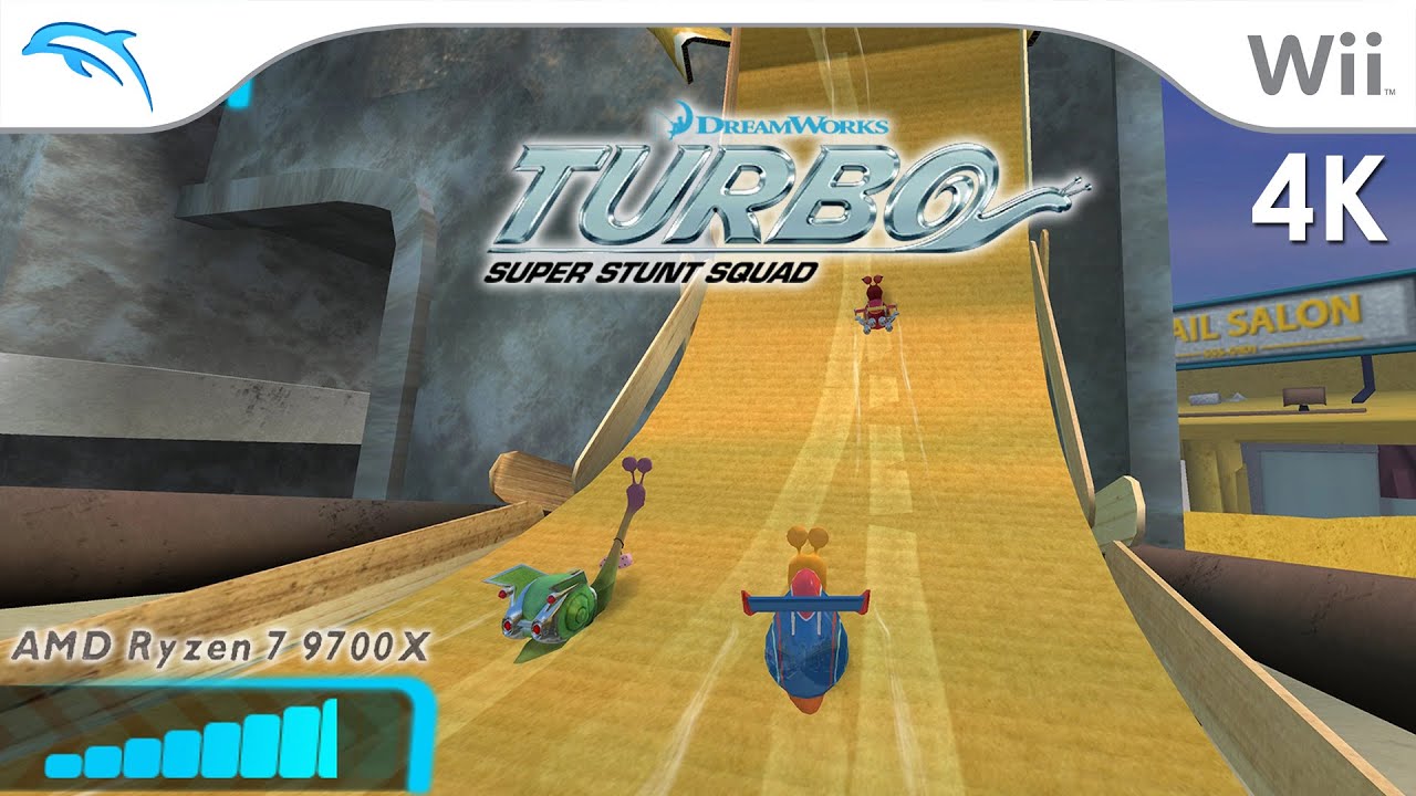 Turbo: Super Stunt Squad (4K / 2160p / 60fps) | Dolphin Emulator 2503-178 | Nintendo Wii