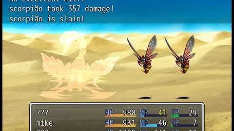 trecho do meu jogo em rpgmaker #1