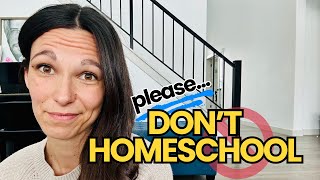 5 REASONS NOT TO HOMESCHOOL | This May Keep You From Making the Decision to Homeschool - Debunked!