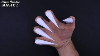 How to make monster claws out of paper