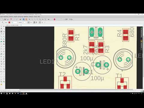 Eagle Tutorial für Anfänger Teil 4 - Platinenlayout aus dem Schaltplan erstellen - Deutsch [2019]