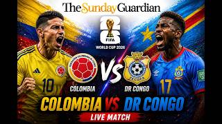 LIVE: FIFA WORLD CUP 2026 | COLOMBIA VS DR CONGO | Back at Estadio Guadalajara