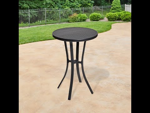 28" Slat High Dining Table