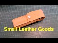 making a leather flashlight sheath Leathercraft