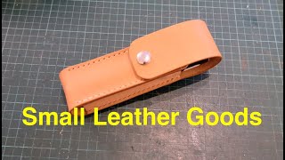 making a leather flashlight sheath Leathercraft