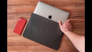Обзор Apple Leather Sleeve для MacBook + лучшие чехлы