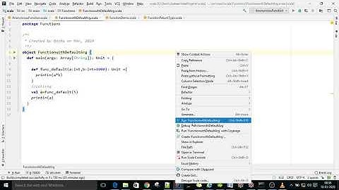 19  Scala functions with Default values