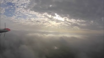 Mini Talon above some low clouds with a Lefei Sparrow 2-osd v3