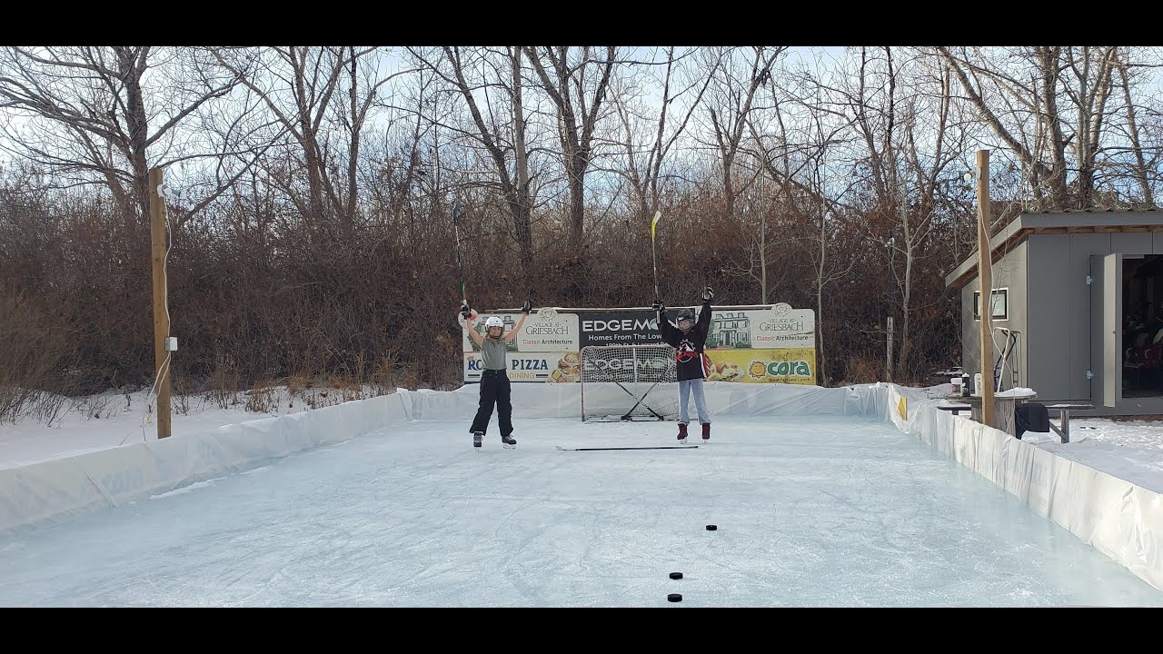 How to build a Backyard Rink YouTube