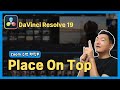 [다빈치 리졸브] Place On Top이란? | (Cut) 페이지에서의 편집 꿀팁 | 한글판 다빈치 리졸브