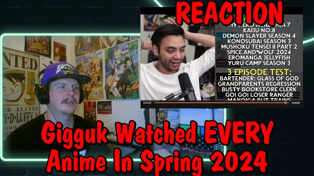 I Watched EVERY Anime In Spring 2024 REACTION - YouTube