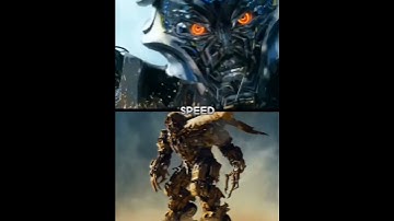 Megatron Dotm Vs Galvatron Aoe #transformers #shorts