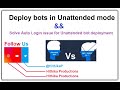 RPA-Automation Anywhere-realtime issues with solutions ...