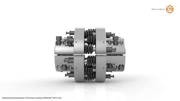 REVOLEX KX-D Split: Pin & bush coupling - KTR Systems