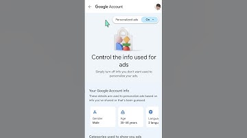 How To Turn Off Personalized Ads in Your Google Account #googleaccount #google #howto