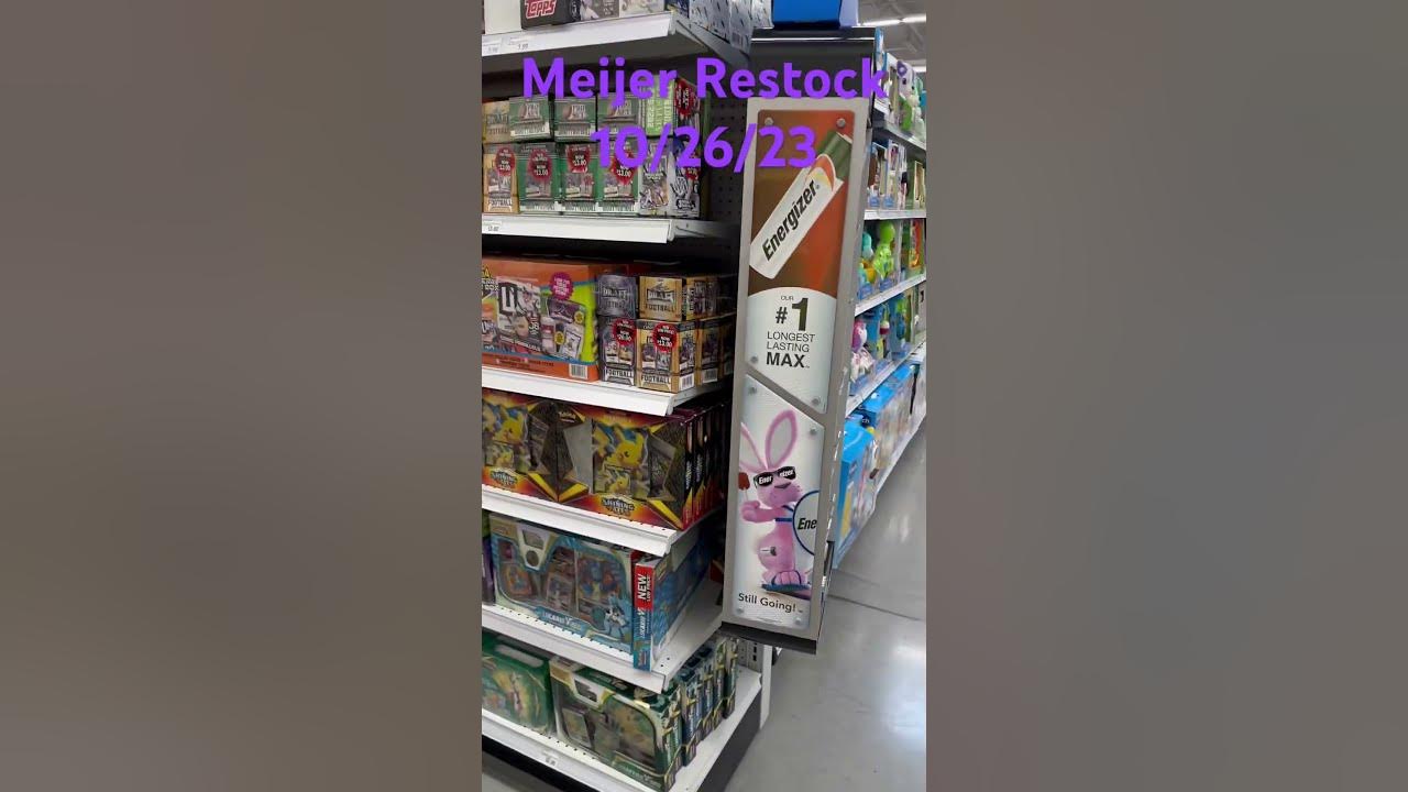 Meijer Sports Card Restock 10/26/23 topps sportscard baseball 