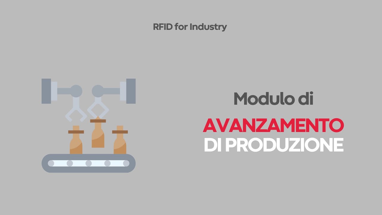 Avanzamento di produzione con tecnologia RFID | Infinity-ID