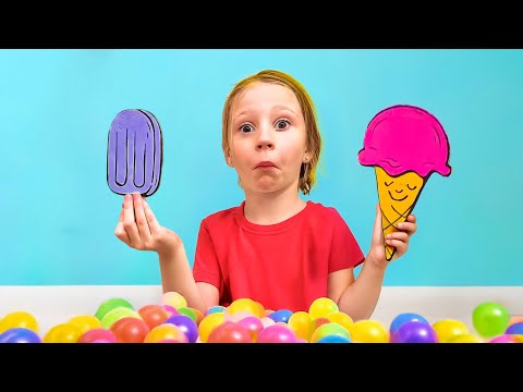 ¿Helado Real o de Juguete? Nastya y el Divertido Reto para Niños