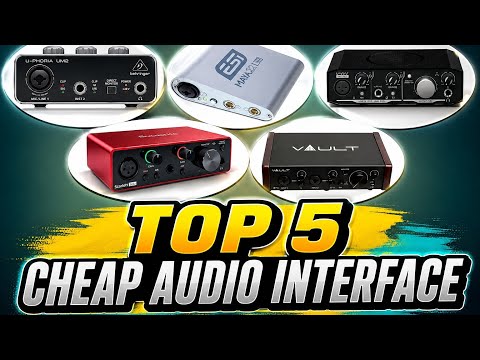 Top 5 Cheap Audio Interface - YouTube