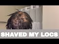 HOW TO SHAVE LOCS  | ALOPECIA | CCCA | HD 1080p