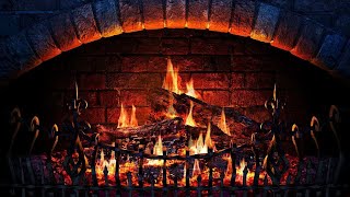 Cozy Fireplace 4K (3 HOURS). Fireplace with Crackling Fire Sounds. Crackling Fireplace 4K