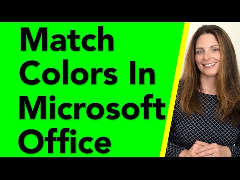 How to Match Colors in Microsoft Office (Customize Theme Colors and RGB Color Values Explained)