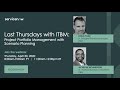 Tech Talk - 4/30 Last Thursdays ITBM webinar: Project Portfolio Management Webinar