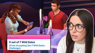 my sim tried and FAILED AT DATING // Sims 4 Wheel Spin Challenge